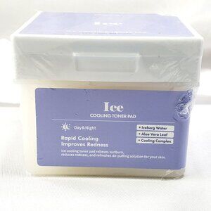 Dermal Ice Cooling Toner Pads 120 Count Rapid Cooling & Redness Relief